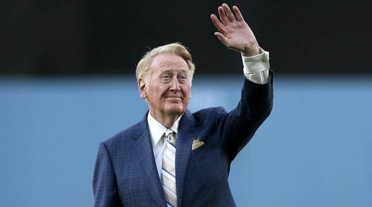 Vin Scully is done with the NFL after anthem protests