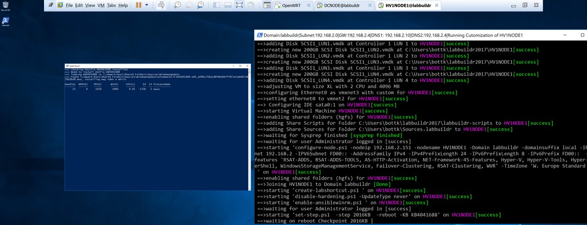 azurestack_guy's tweet image. #codingweekend #sickhome added kb injector to labbuildr 2016 scenarios :-)