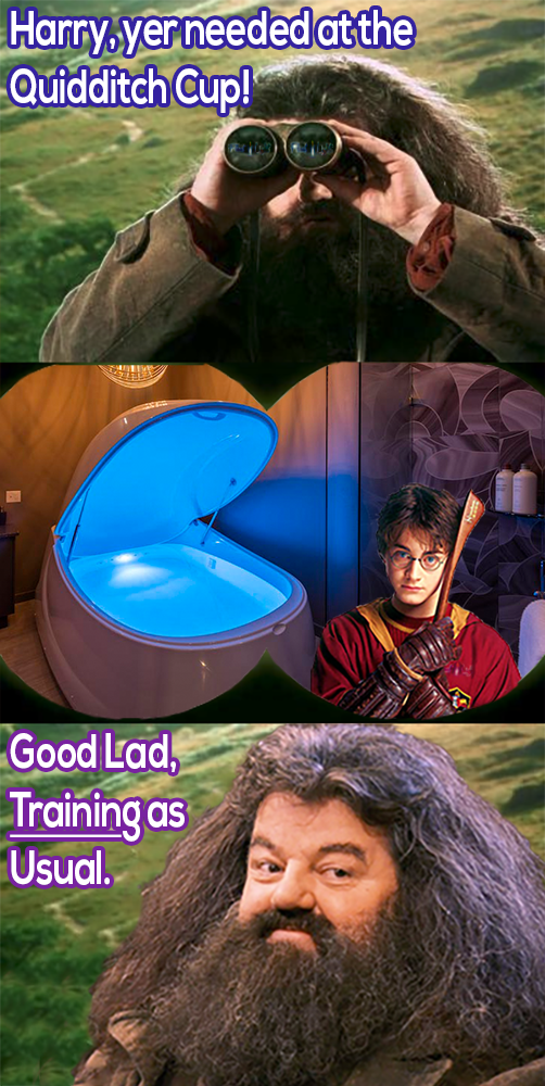 floatlightfloat's tweet photo. Athletes #floatlight before games to getting into the zone and to improve cognitive awareness and #focus. #harrypotter floats too, look! https://t.co/5xfAQdR3HZ