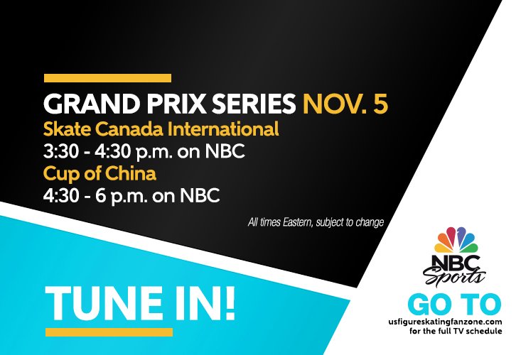 USFigureSkating's tweet photo. Back-to-back #GPFigure coverage on @nbc today! 🙌 Watch #SCI17 and #CoC17 recaps starting at 3:30 p.m. ET. https://t.co/H0VbMXn4WG