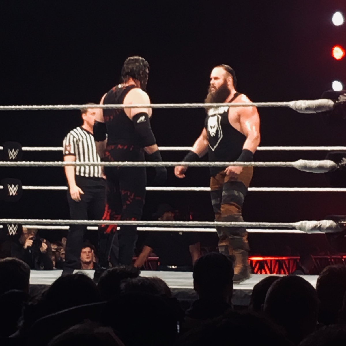 ben_errington's tweet photo. Awesome to see @FinnBalor, @WWEAsuka, @PeteDunneYxB, @KaneWWE, @BraunStrowman and more at #WWECardiff! @WWE @WWEUK #WWLive https://t.co/ZhRxdBb4En