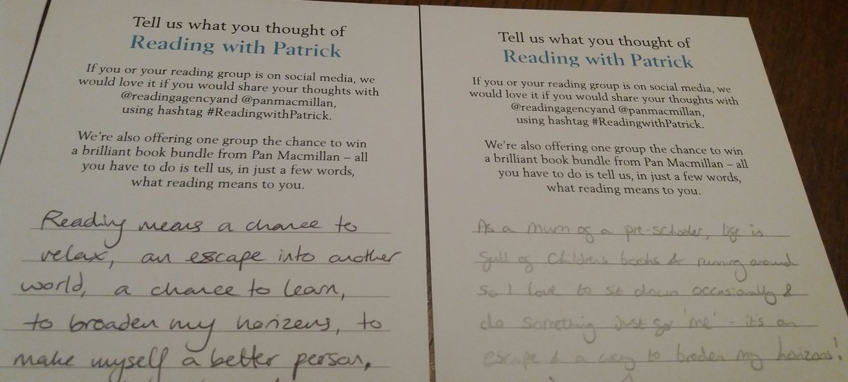 MumMeBooks's tweet photo. Inspired by @kuokuomich 's #ReadingWithPatrick just some of the reasons we #LoveReading Thanks @panmacmillan @readingagency @SuttonLibraries https://t.co/grikOFabAV