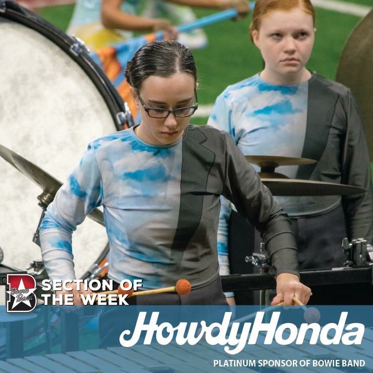 BowieBand's tweet photo. #2017OPE Section of the Week is the pit! SOTW is presented by our @HowdyHonda. Find your next new or used car at https://t.co/o7xLiZAdU1. https://t.co/l9tw3ru3Ng
