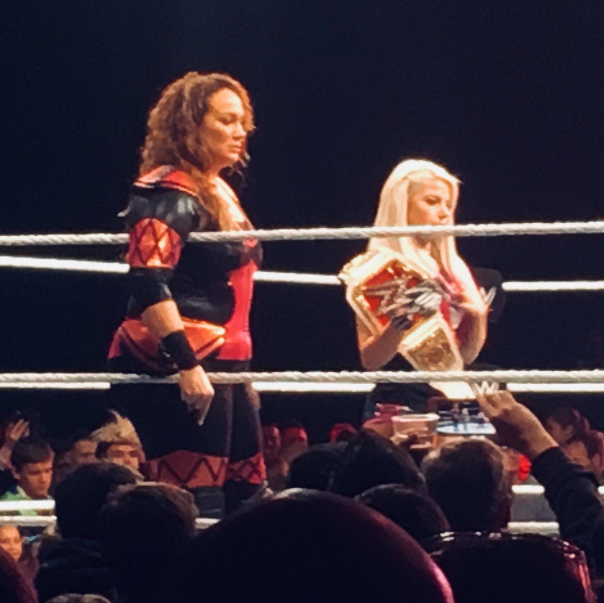 ben_errington's tweet photo. And of course @NiaJaxWWE, @AlexaBliss_WWE, @MATTHARDYBRAND, @WWESheamus, @WWECesaro and @WWEBrayWyatt!
#WWECardiff! @WWE @WWEUK #WWLive https://t.co/5lkwrkbONA