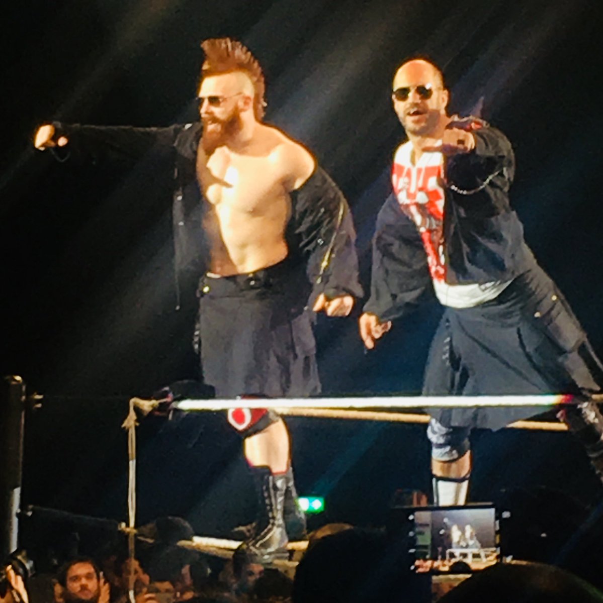ben_errington's tweet photo. And of course @NiaJaxWWE, @AlexaBliss_WWE, @MATTHARDYBRAND, @WWESheamus, @WWECesaro and @WWEBrayWyatt!
#WWECardiff! @WWE @WWEUK #WWLive https://t.co/5lkwrkbONA
