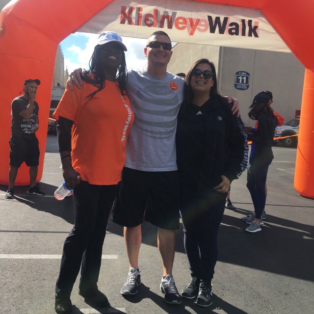 So proud of Freddie, David and Kathy for leading the charge in Cerritos for the Kidney Walk! Amazing leaders! #TUGGLENATION #KidneyWalk