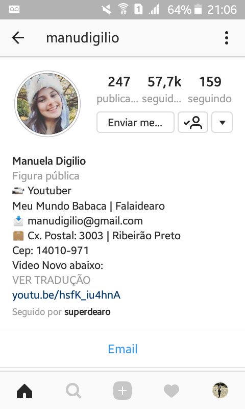 CDN_CAC_MMB's tweet photo. Sigam a @manudigilio no Instagram e vejam o stories dela, vcs vão rir d+ kkk #memundobabaca #manudigilio https://t.co/LJbwOgJGPA