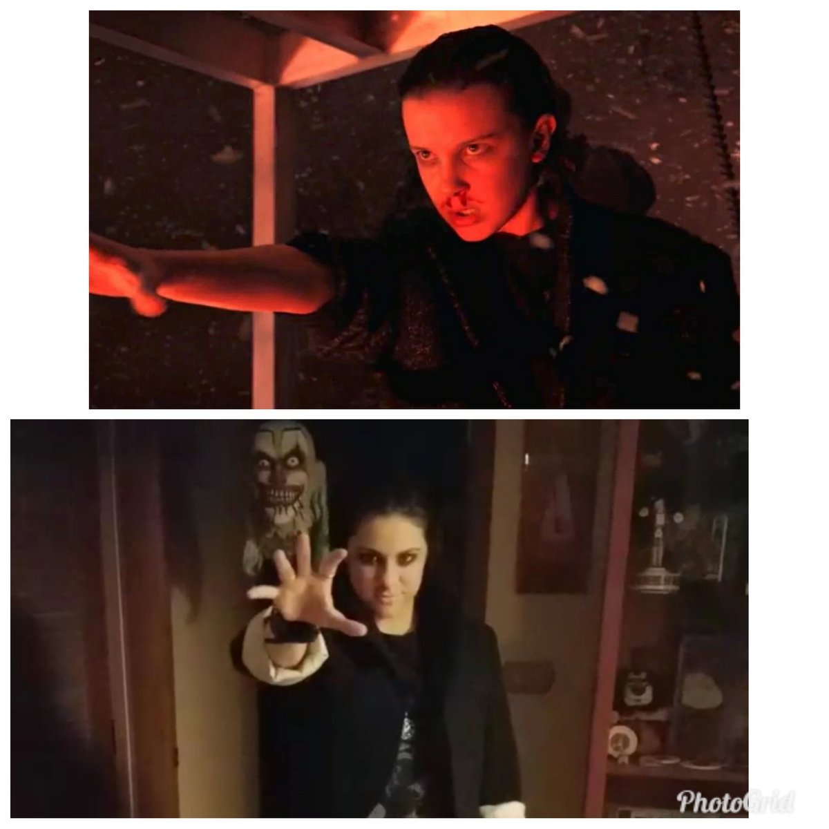 Moira_Irene's tweet photo. Me as Eleven season 2 #punkeleven #StrangerThings https://t.co/LPZC2v7npw
