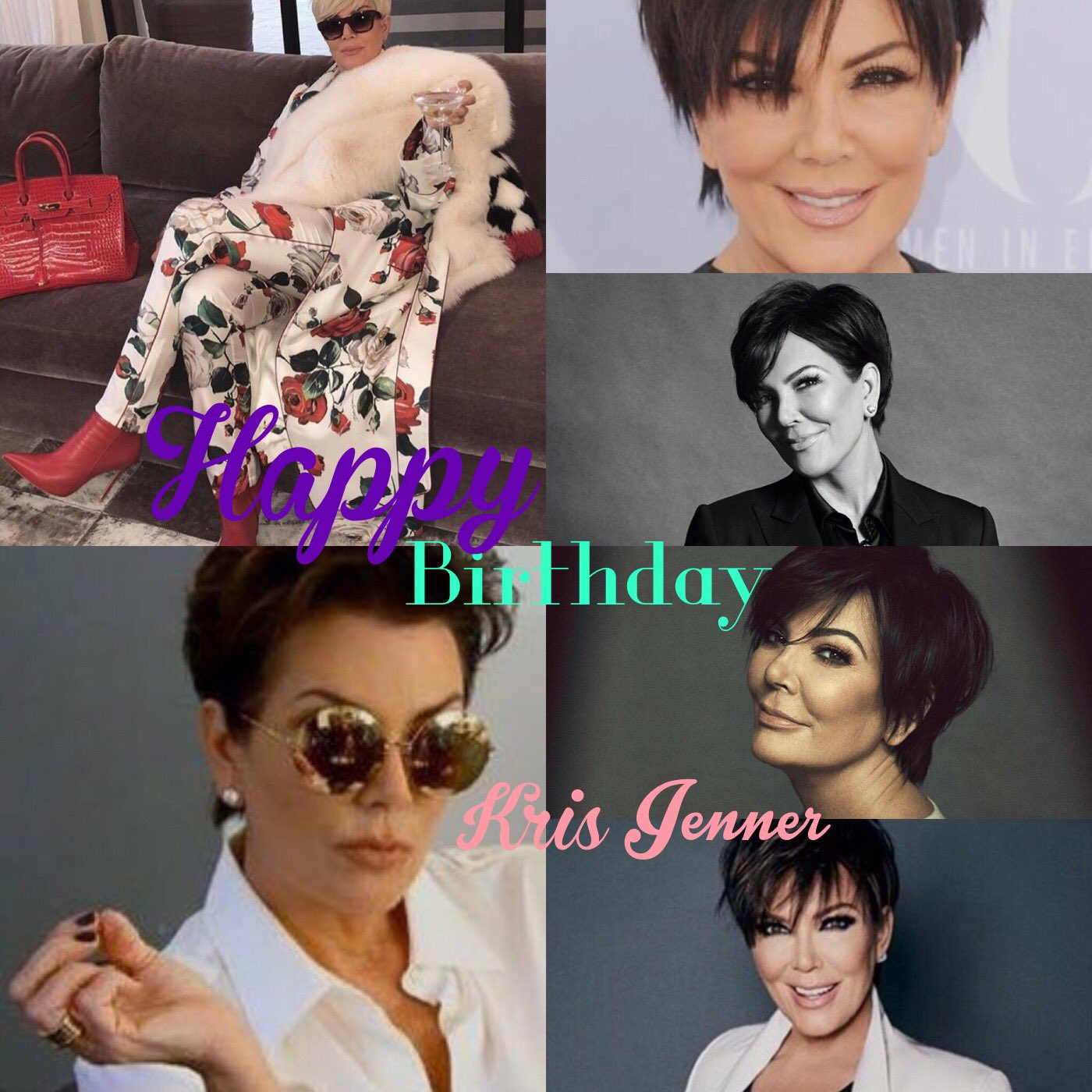 Kris Jenner's Birthday Celebration HappyBday.to