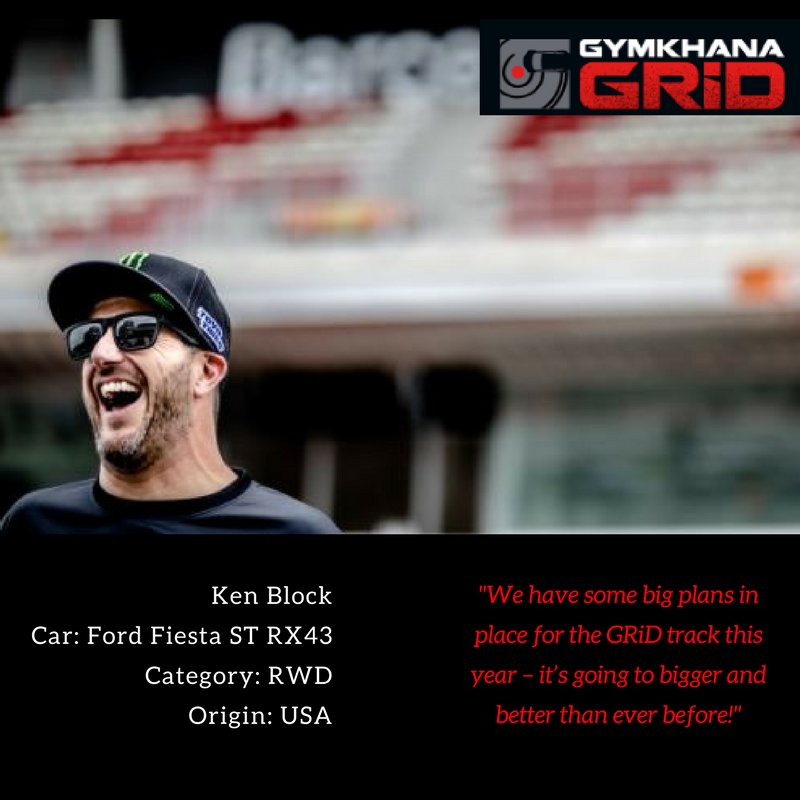 GymkhanaGRID's tweet photo. #kenday
The one and only, @kblock43 
#GGdriverprofiles https://t.co/OyR8K2fSUL