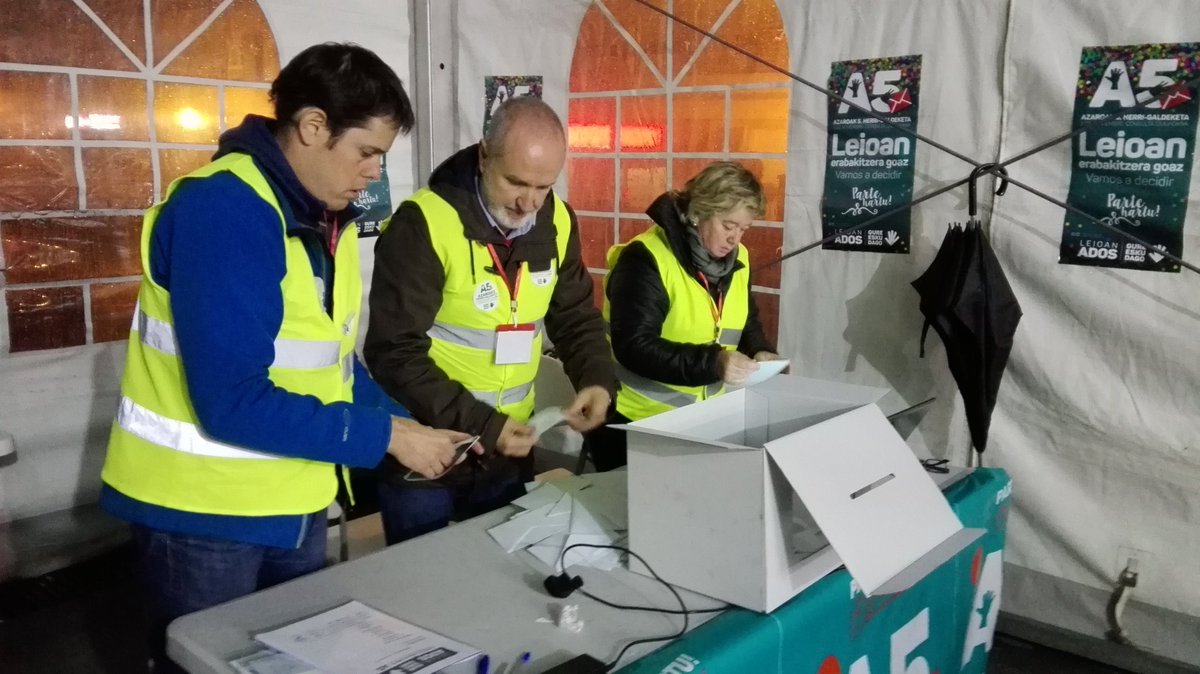 LeioaGED's tweet photo. Hasi da kontaketa! Gora Leioa!
#A5galdeketak #GeukErabaki https://t.co/yk2EilAoHn