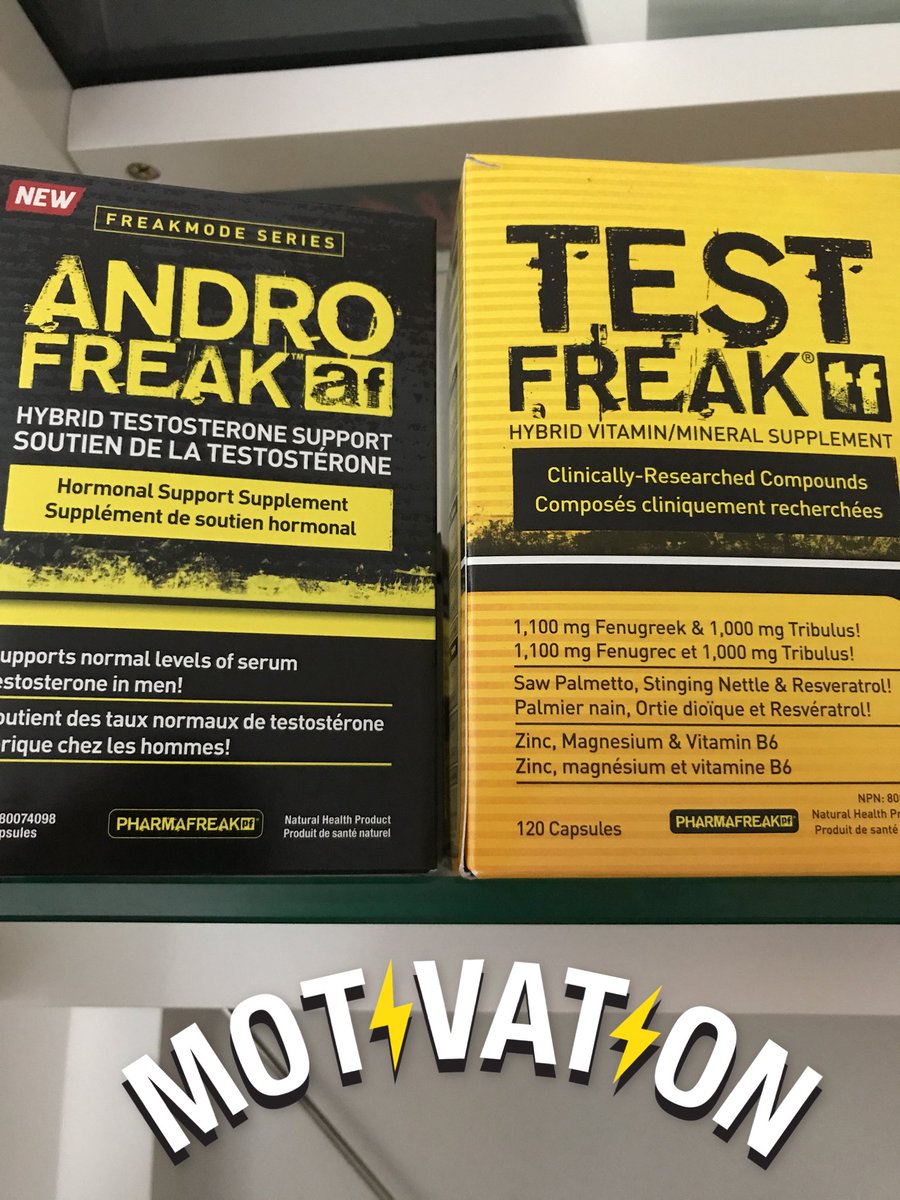 MrRippedFreak's tweet photo. NEW #testosterone stack. Take #androfreak during the day & #testfreak before bed @pharmafreak https://t.co/QM0ZztXMGz