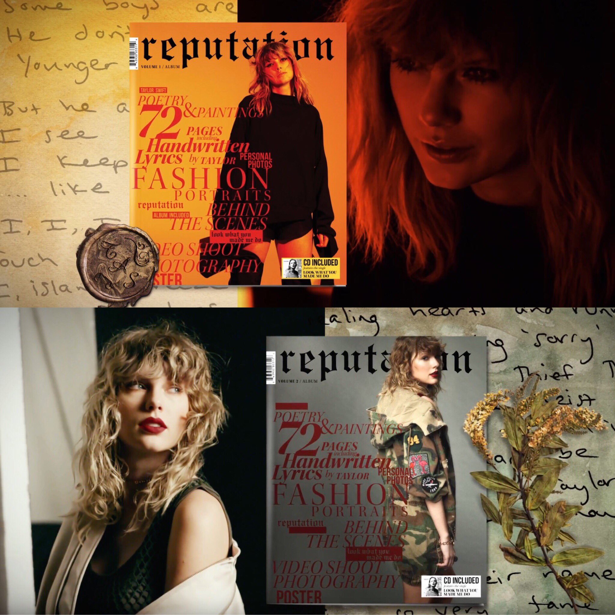 Reputation Volume 2 by Swift, Taylor (CD, 2018) for sale