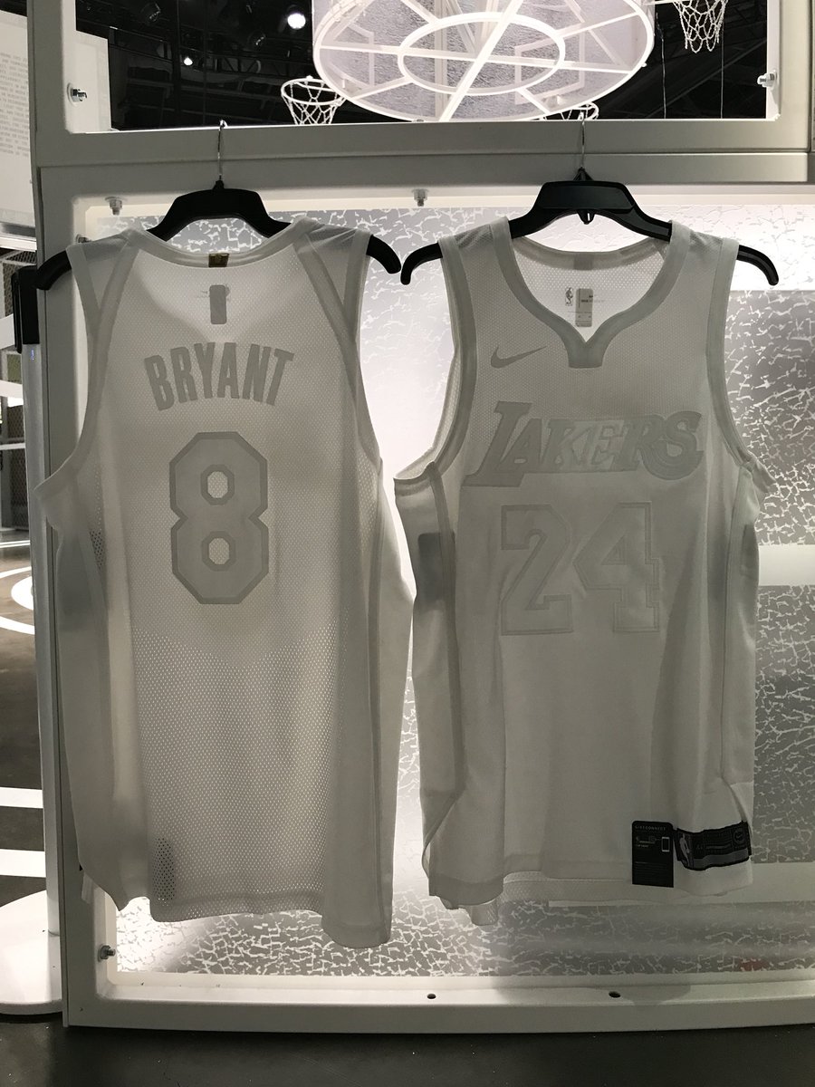 all white kobe jersey