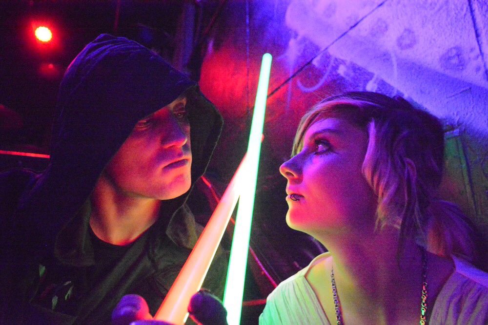 Rylan_Schauer's tweet photo. @starwars my fiancé and I. What a great Halloween party https://t.co/kpXj71pl0l