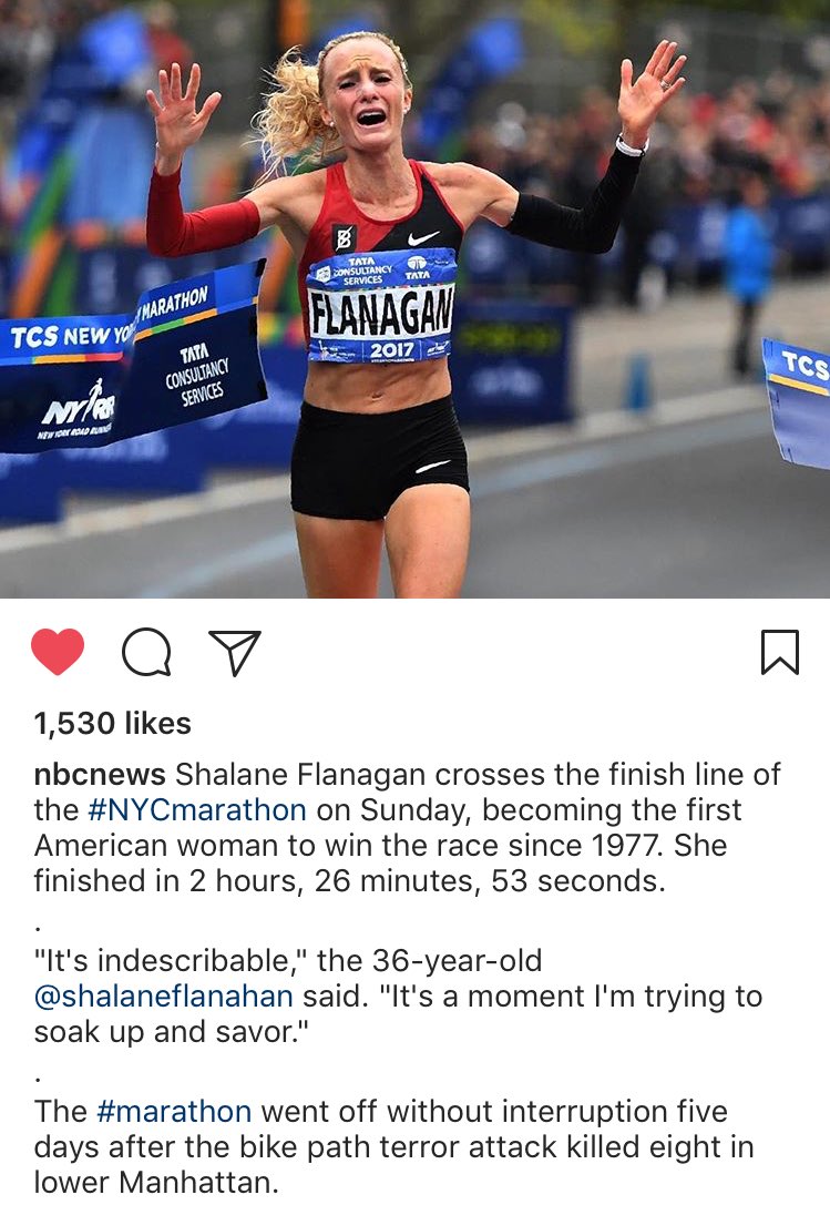 thriveonchange's tweet photo. Congratulations to @ShalaneFlanagan on making history for women, runners, and Americans at today’s @nycmarathon #girlpower #bosslady #usa 🇺🇸 https://t.co/sOLENbGlhk