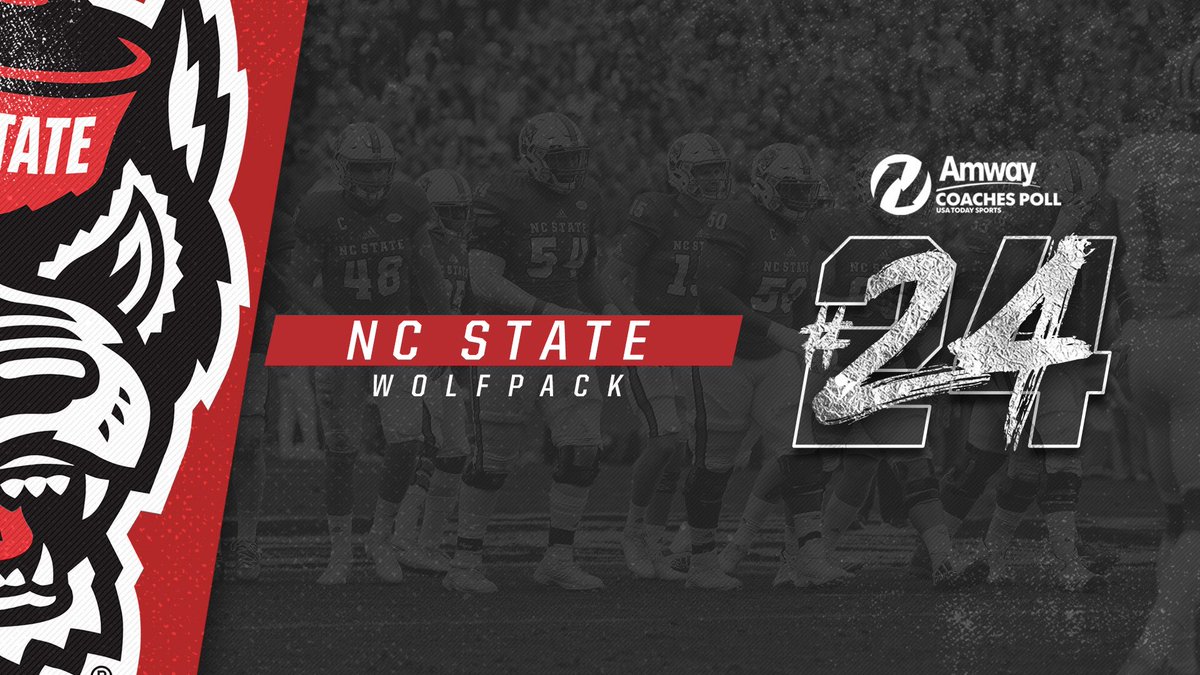 PackFootball's tweet photo. Pack checks in at No. 24

#1Pack1Goal 🐺🐺🏈 https://t.co/4NZxSOkPOO