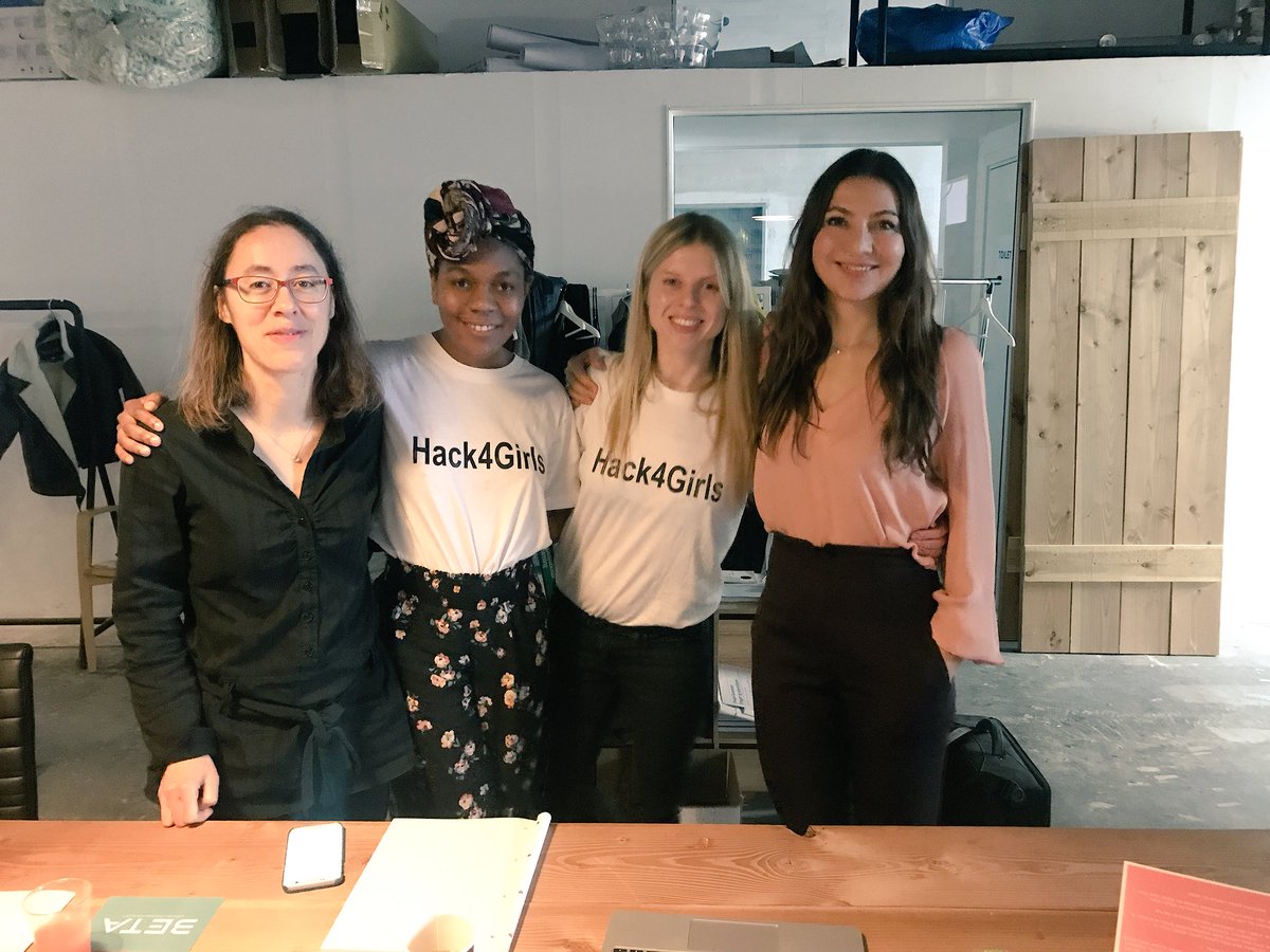 saxberg's tweet photo. Hanging with the awesome #hack4girls hackers! meet Ladyguide, Pod4Girls &amp; Period Path! https://t.co/UFFO1PleMU
