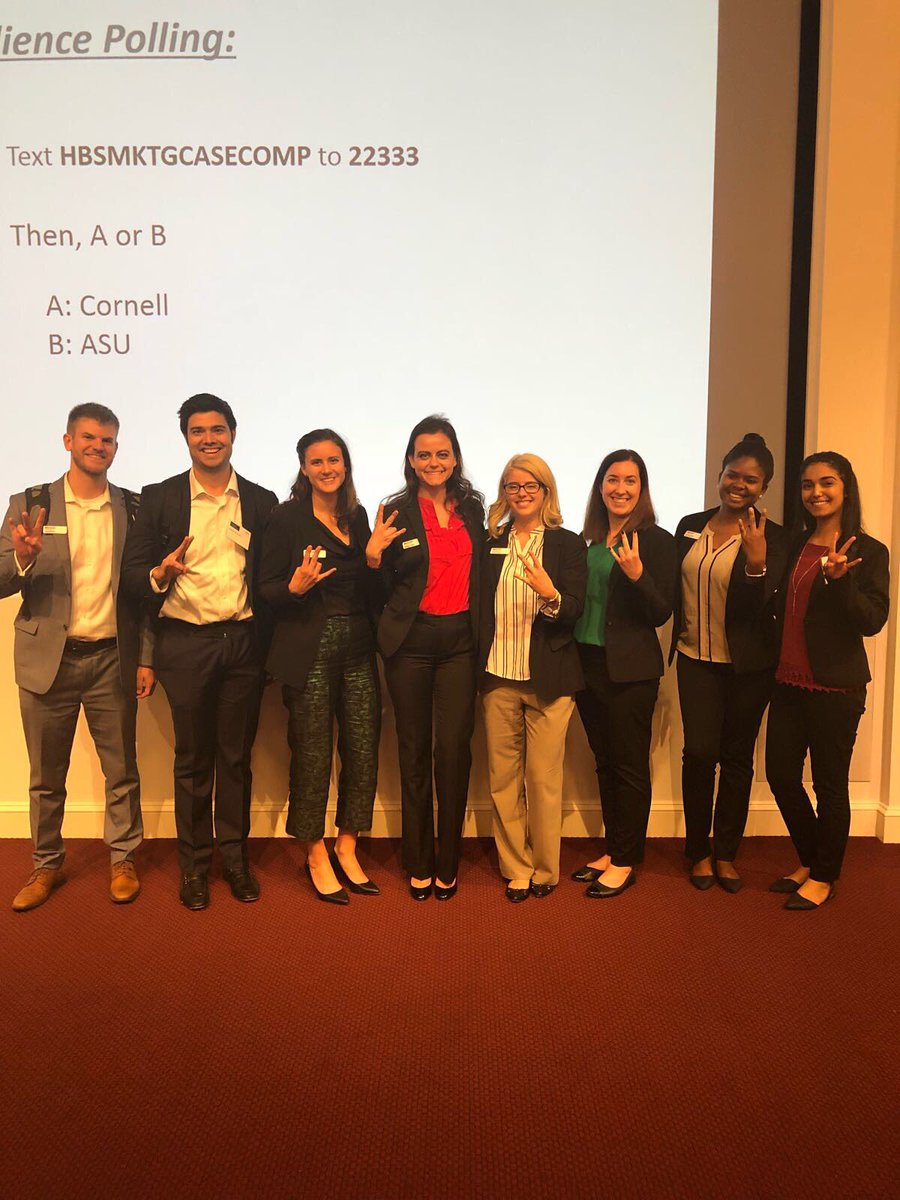 jrjohn188's tweet photo. Had an amazing time at the Case Comp. + MKT Innovation Conference hosted by @HBSMktgClub! Go Devils! (You can still vote for ASU!) https://t.co/IegjFqRzR5