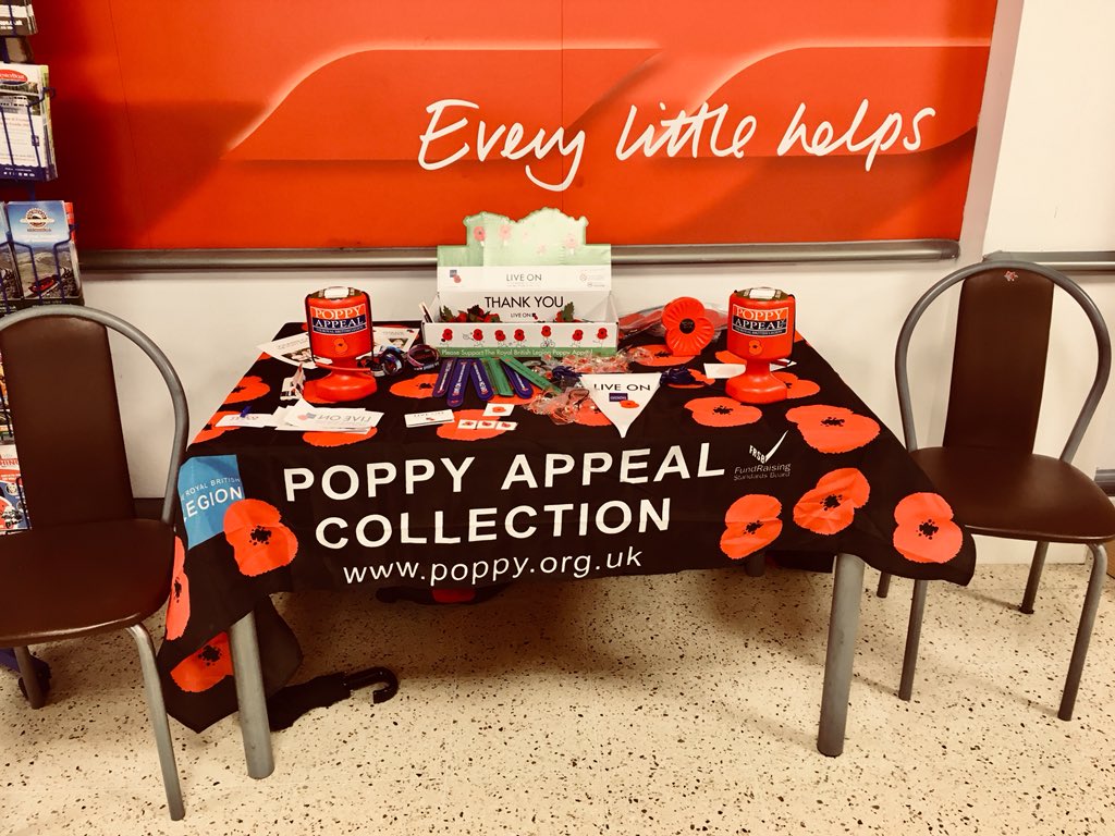 Thanks to all that helped for the poppy appeal #royalbritishlegion <a href="/Tesco/">Tesco</a>