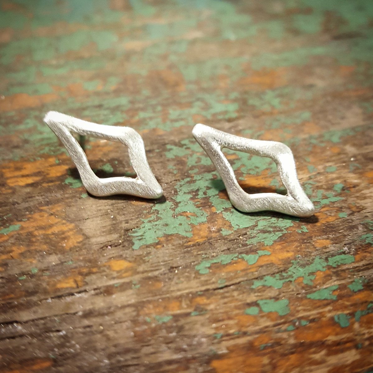 These cute new earrings are hot off the bench! Available in silver and bronze. #Halifax #jewelry #handmade #Silver #earrings #newdesign