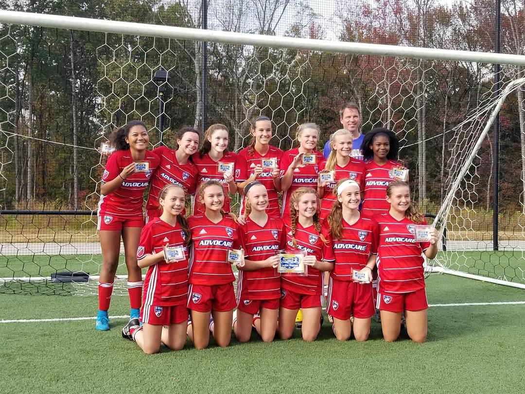 camrountree's tweet photo. @FCDallasTRI @FCDallasYouth 03/04 girls come back from 0-2 deficit to become Carolina Shootout #champions congrats #fcdallastri #fcdtid https://t.co/hWBg7au2JW