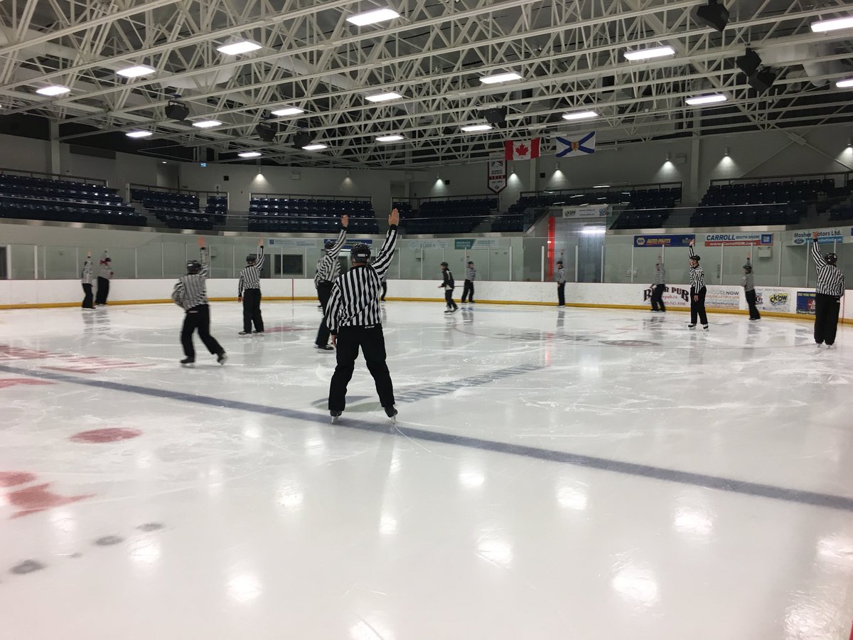 SSMHAjacks's tweet photo. And the grand finale of the @SSMHAIceSharks @HockeyNS #developmentweekend @HockeyNS instructors educating our new and seasoned officials with #onicedevelopment #stripesrule https://t.co/MqTrJ2bUGQ