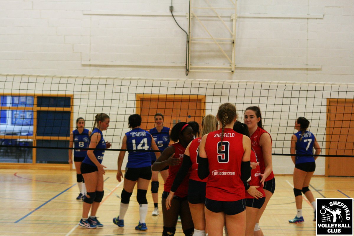 Sheffvolley's tweet photo. An SVC favourite photo of the weekend. One very resilient team on show today. 3-2 win for SVC! #SAUT https://t.co/UevEhhXhgQ