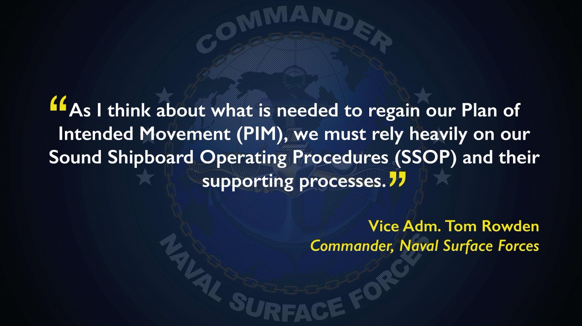 SurfaceWarriors's tweet image. .@NAVSURFOR discusses importance of ingraining SSOP into #SURFOR culture in new Surface Warfare Magazine  - go.usa.gov/xnTuP