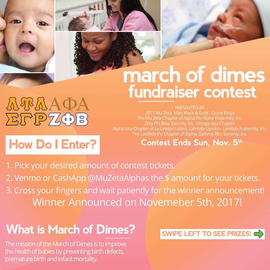 UNC_LUL's tweet photo. TODAY is the last day to enter for your chance to win 1 of 4 great prizes! Venmo or CashApp @MuZetaAlphas for your chance to win! https://t.co/WITMiFHu7G