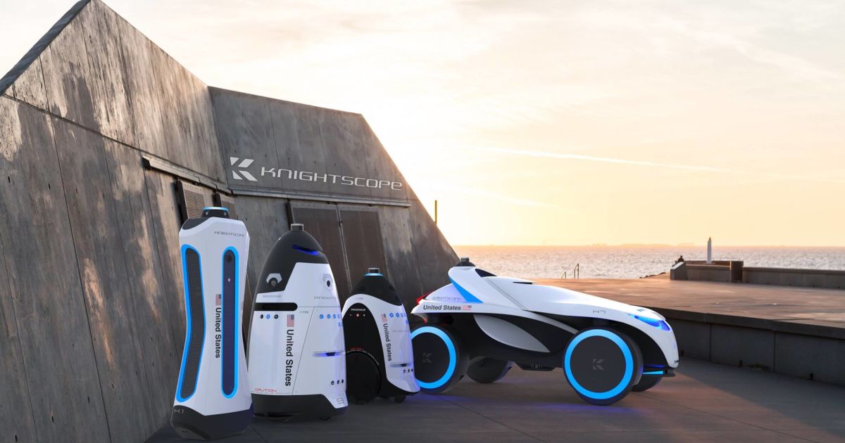 OlderWiserPearl's tweet photo. Knightscope’s new security bot looks like a mini concept car
https://t.co/l4OTnB8OM0 #technology #knightdale #OpenUpToMore https://t.co/INieCrM6rG