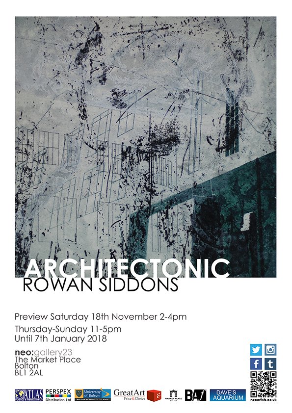 neo_artists's tweet photo. #ARCHITECTONIC @RowanASiddons PV Sat 18thNov 2-4pm #neogallery23 @Market_PlaceSC #Bolton #Etching #Printmaking Thurs-Sun 11-5pm until 7thJan https://t.co/EwF8yJgR11