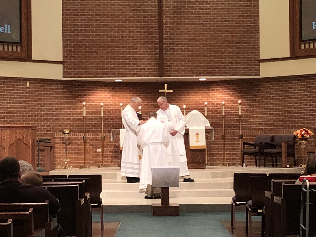 StPeterMacomb's tweet photo. Welcome, Pastor Arendell! 

This weekend Pastor Mark Arendell was installed at St. Peter. https://t.co/s824aXDwZ2