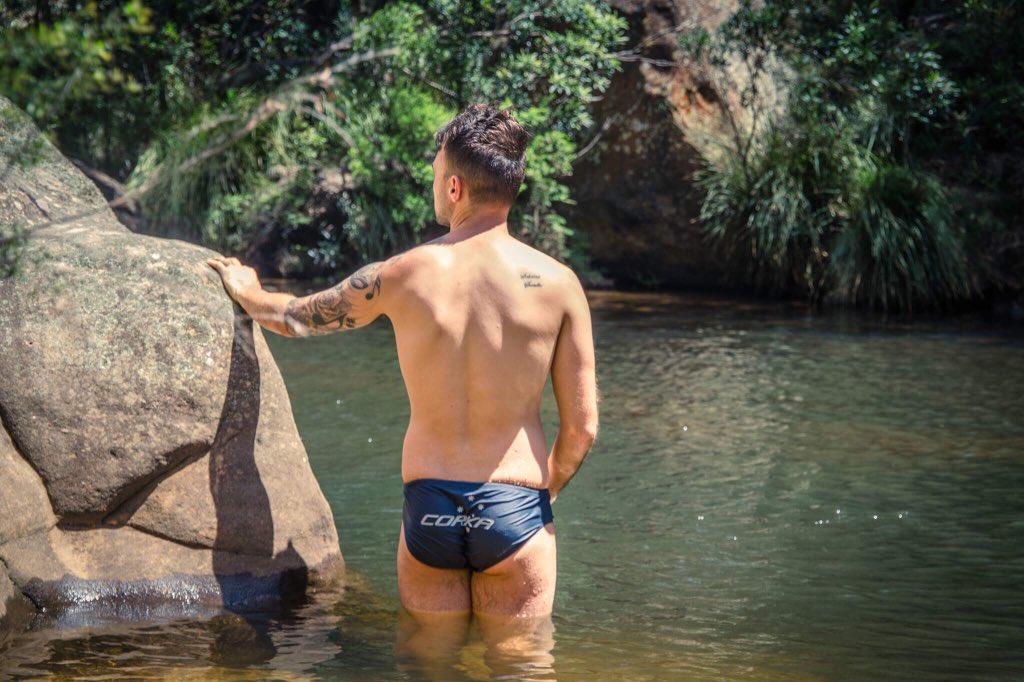 Speedo_Fan's tweet photo. Here is our 2017 Speedo Fan of the Year winner out &amp; about wearing his prize from @corkaswimwear last week. The 2018 comp is well under way https://t.co/qagJtLl0di