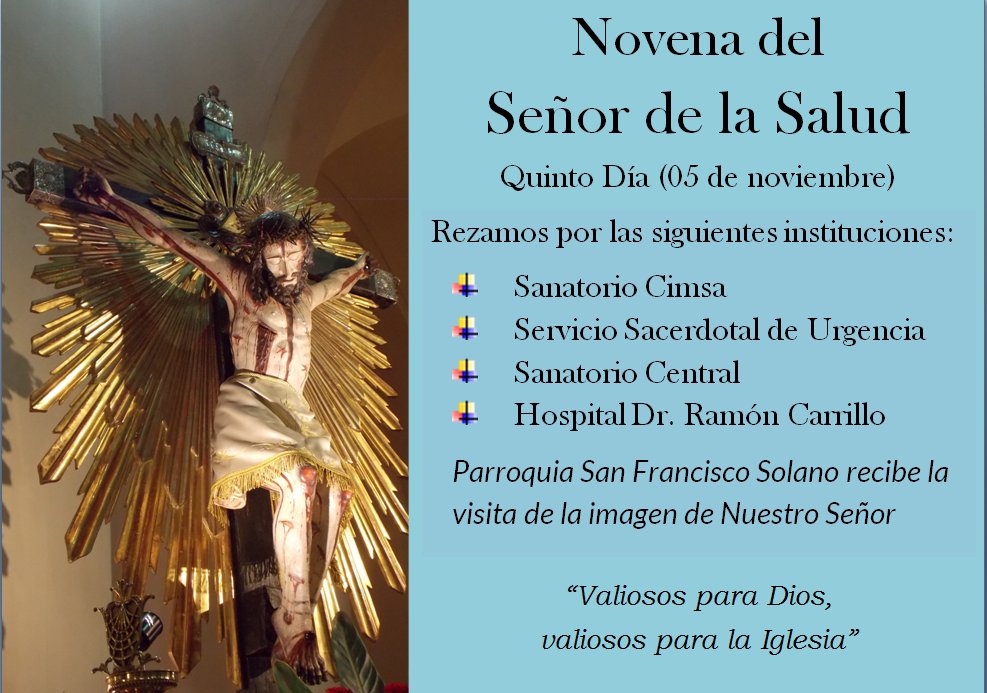 lamercedtuc's tweet photo. #QuintoDia #NovenaAlSeñorDeLaSalud #Tucuman https://t.co/QlJ138e896