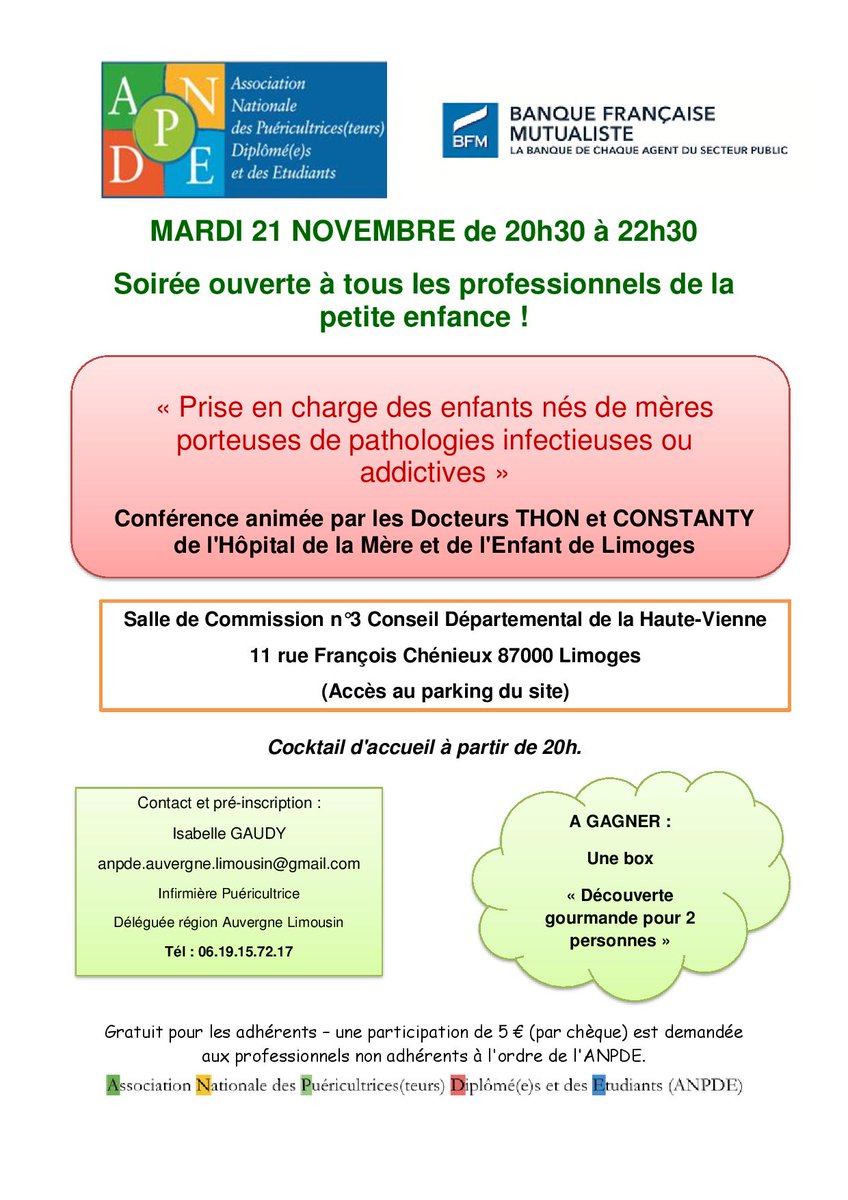 Anpde On Twitter Soirée Régionale Auvergne Limousin Le - 