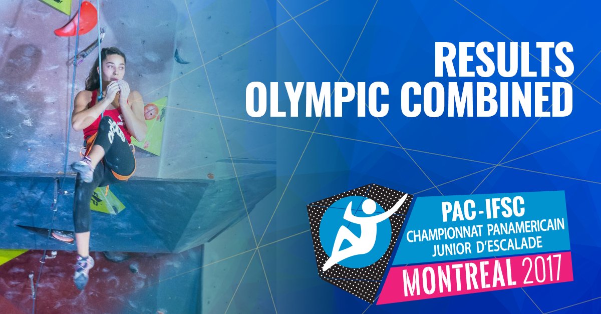 Here's the full results for the Olympic Combined Youth A Finals: bit.ly/2yyiGRO

#Climbingpanam17