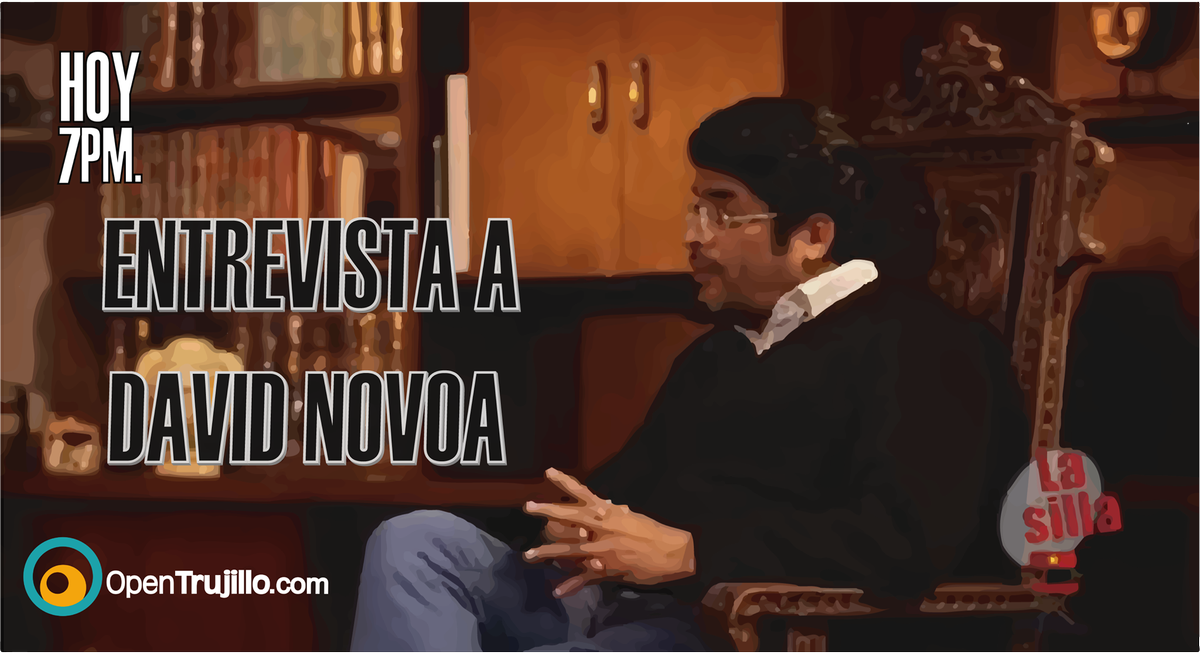 opentrujillo's tweet photo. #Opentrujillo LA SILLA primer programa con la entrevista al poeta trujillano David Novoa.
#davidnovoa #poetadeldiablo #trujillanopoeta https://t.co/JbS2GTbPdF
