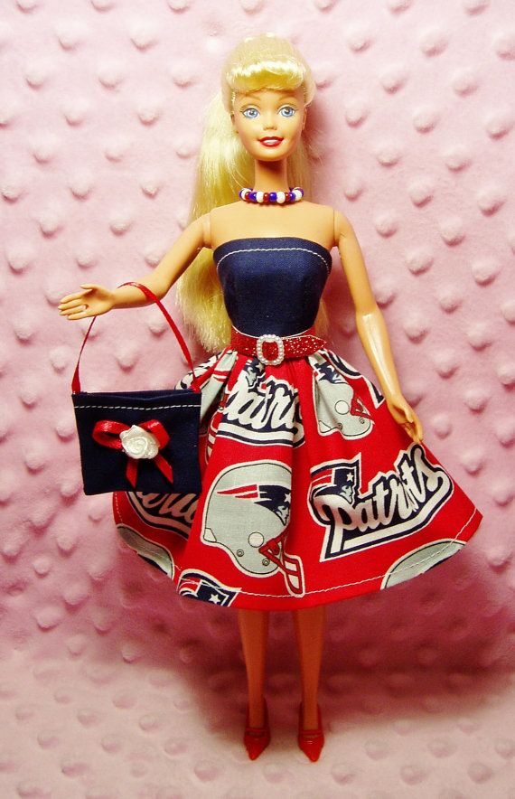 Barbie Sports NFL New England Patriots Dress by Barbieoutfits New Events - new-events.info/barbie-sports-…