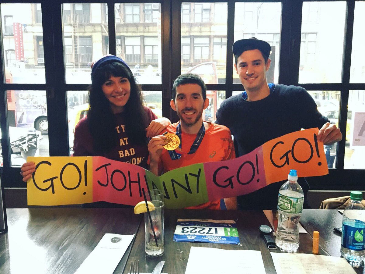 NatalieEvans85's tweet image. Congratulations @MirrorJohnny 🙌🏻🇺🇸🗽🏃🏻⚡️absolutely smashed the #nycmarathon in 3:19:58 🥇💪🏻👊🏻👏🏻 #nyc #gojohnnygogo #champ #TCSNYCMarathon