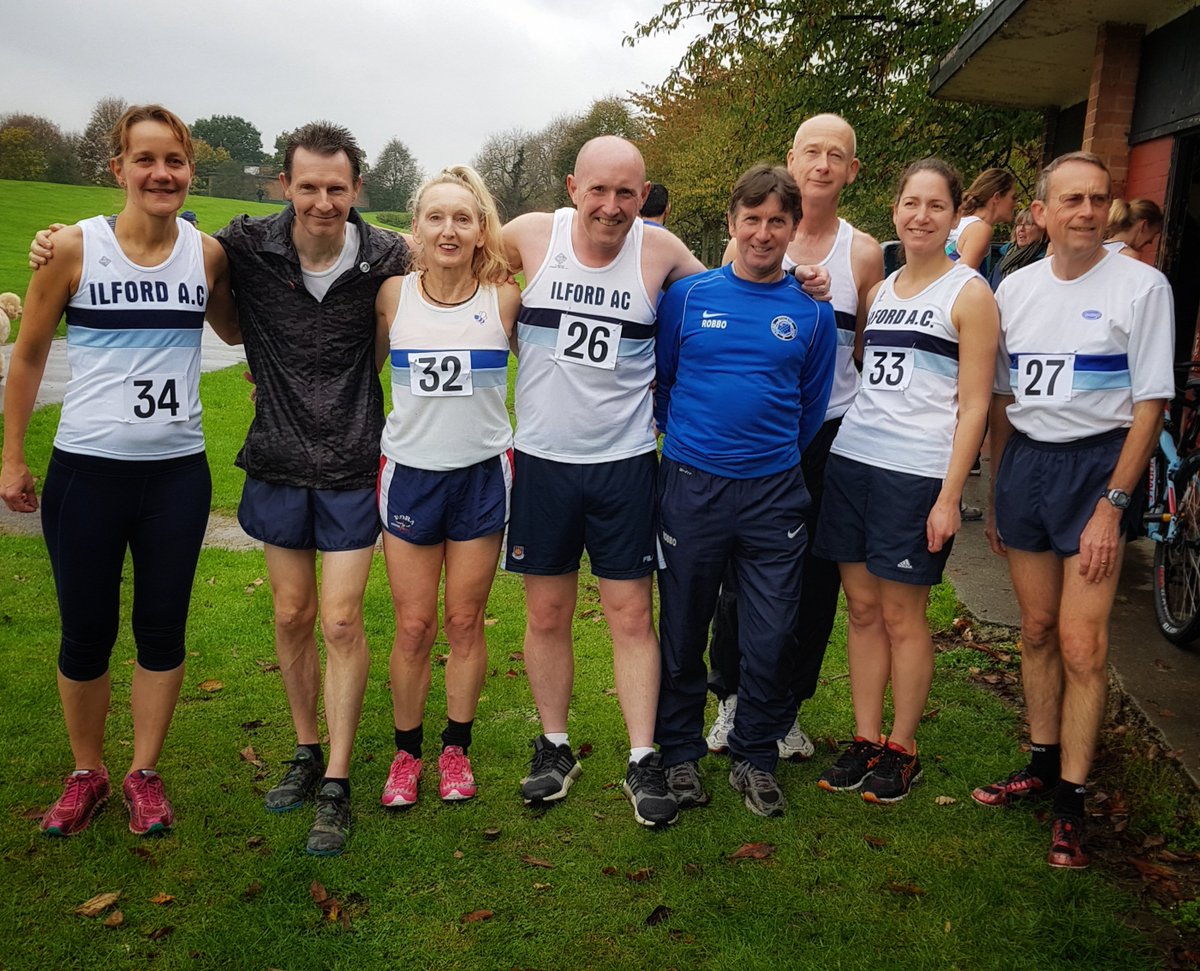 Well done Ilford runners in the Inter Club vets match at Loughton on Saturday