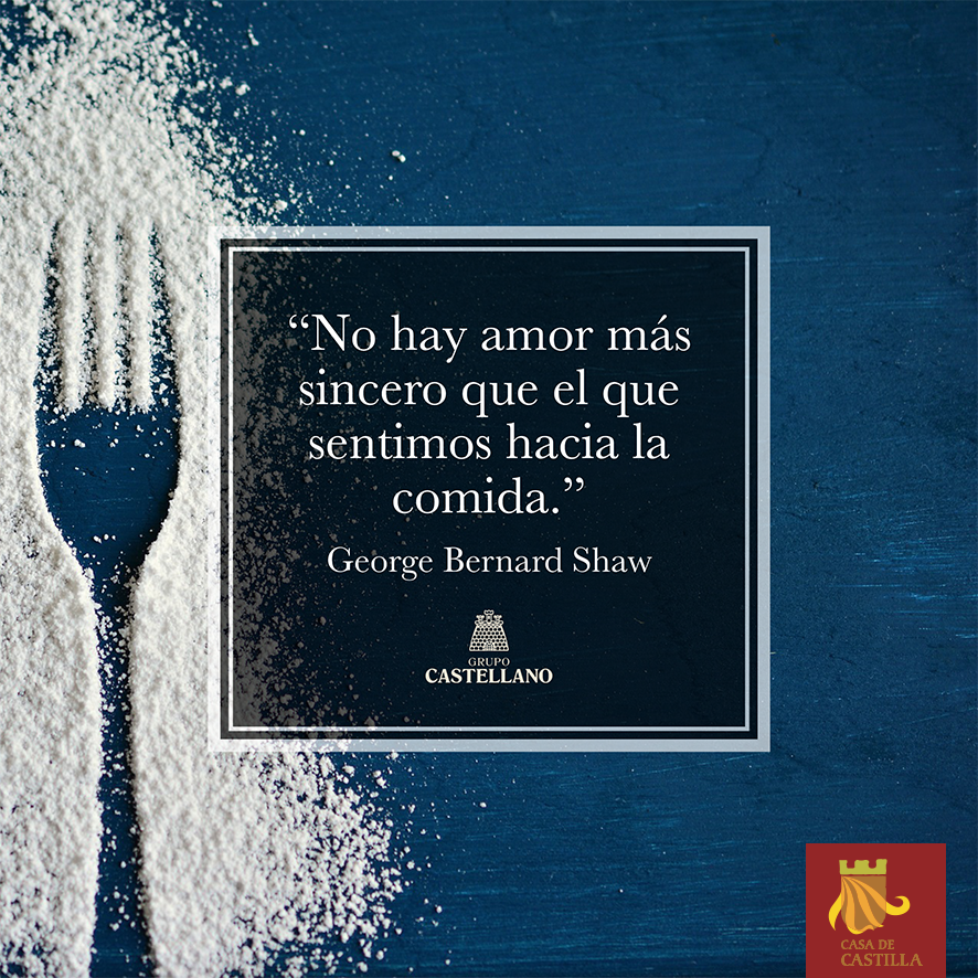 Tampoco hay amor más sincero que el que nosotros te demostraremos con nuestros platillos #GrupoCastellano