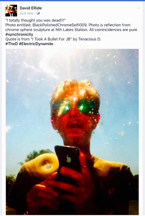 davidridemusic's tweet photo. #BlackPolishedChrome #Itotallythoughtyouwasdead #synchronicity #TheD #ElectricDynamite https://t.co/S38ZAtboa1