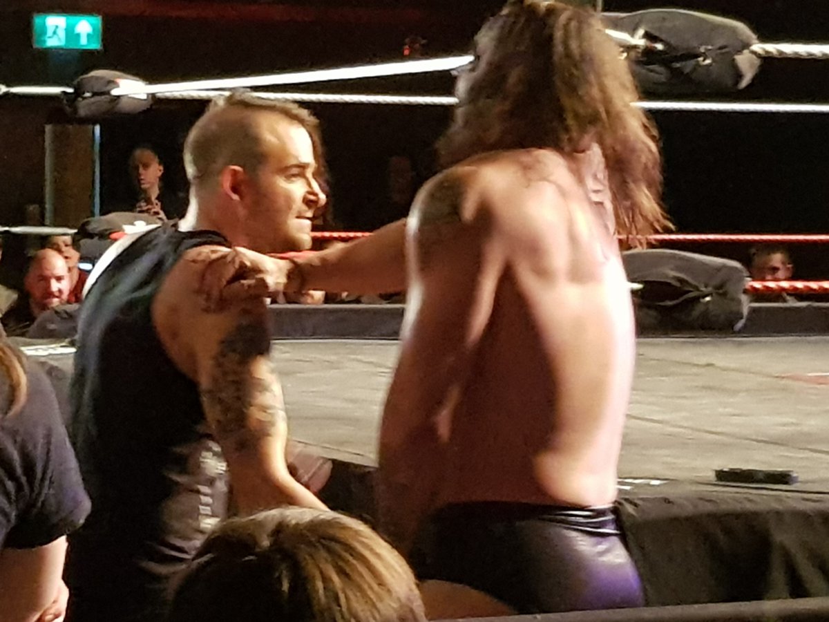 PhilJones77's tweet photo. Fun match - if you aren't @JimmyHavoc or @mikey__whiplash
@InsaneChampWres #ICWCardiff #RoadToHydro https://t.co/RoxMddJYYl