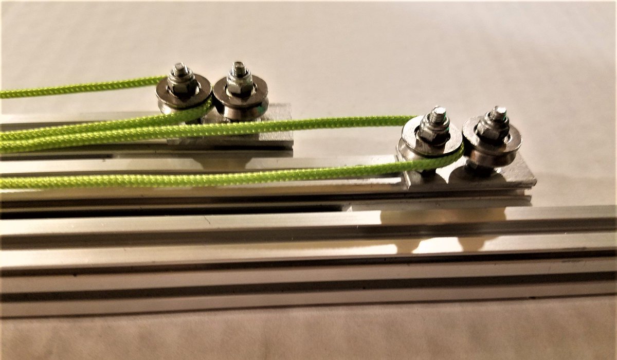 TimeCrafters_'s tweet photo. TIME TIP #11
use 12mm pulleys to capture paracord for linear slide assembly's
#omgrobots  #ftctips https://t.co/gGm04IUch2