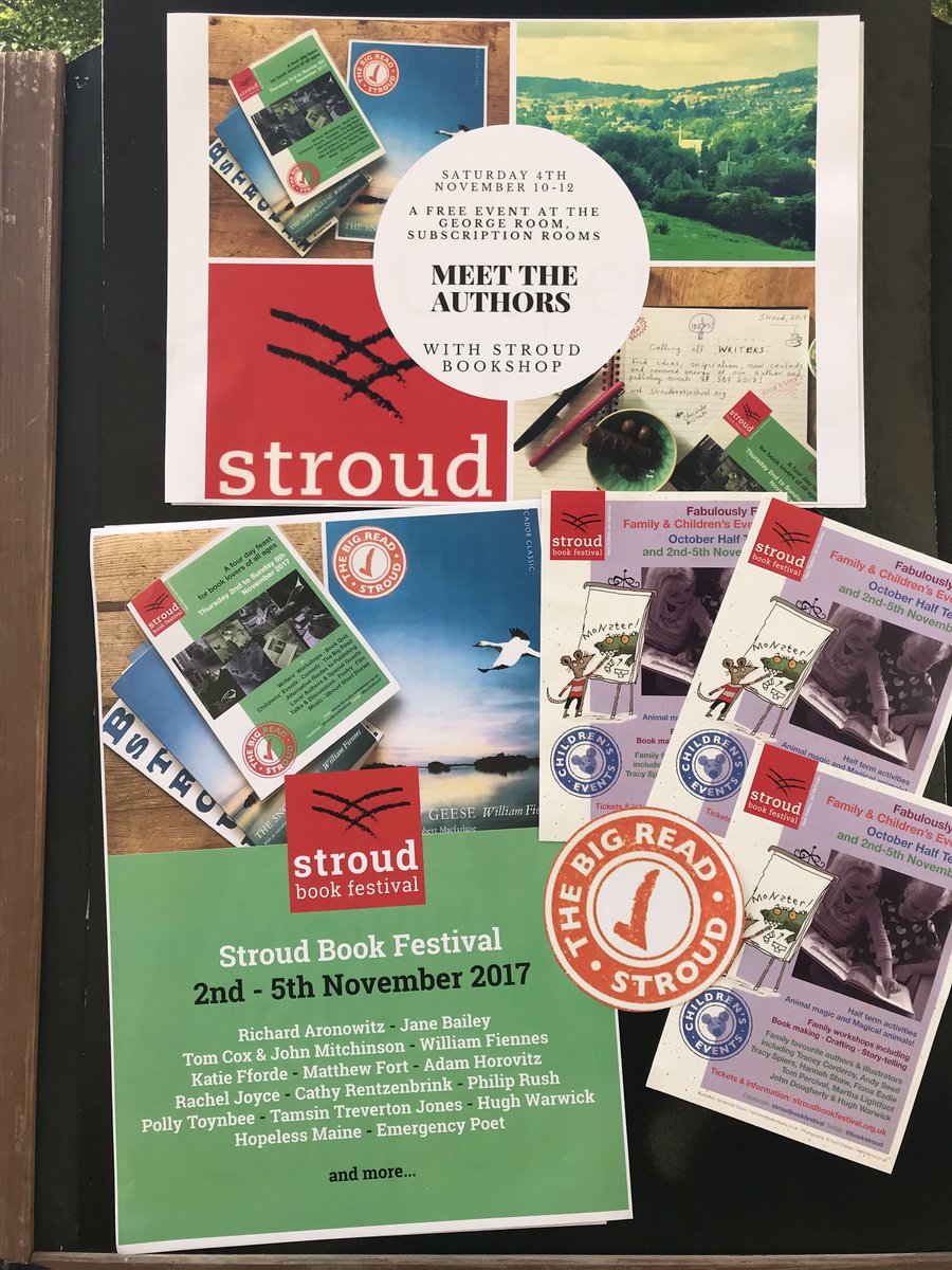 BookStroud's tweet photo. And that's a wrap. A huge THANK YOU to all involved - amazing authors, sponsors, supporters, venues &amp; volunteers. See you in 2018  #SBF2017 https://t.co/waMtGgL5W2