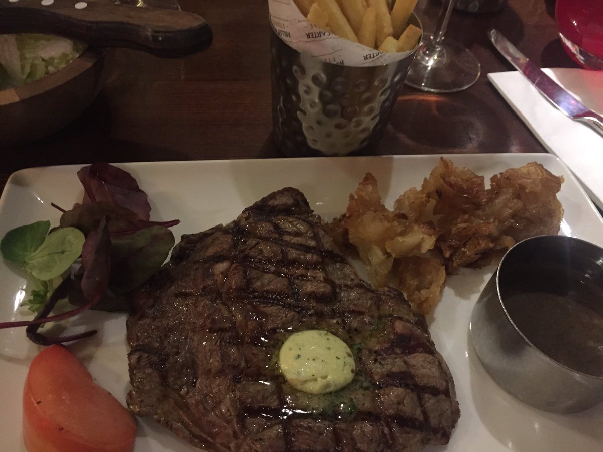 It's been a meaty weekend!  #steak at <a href="/MillerandCarter/">Miller & Carter</a> Cramond Brig tonight.  #excellent #edinburgh #foodies #foodbloggers #steaknight #eat