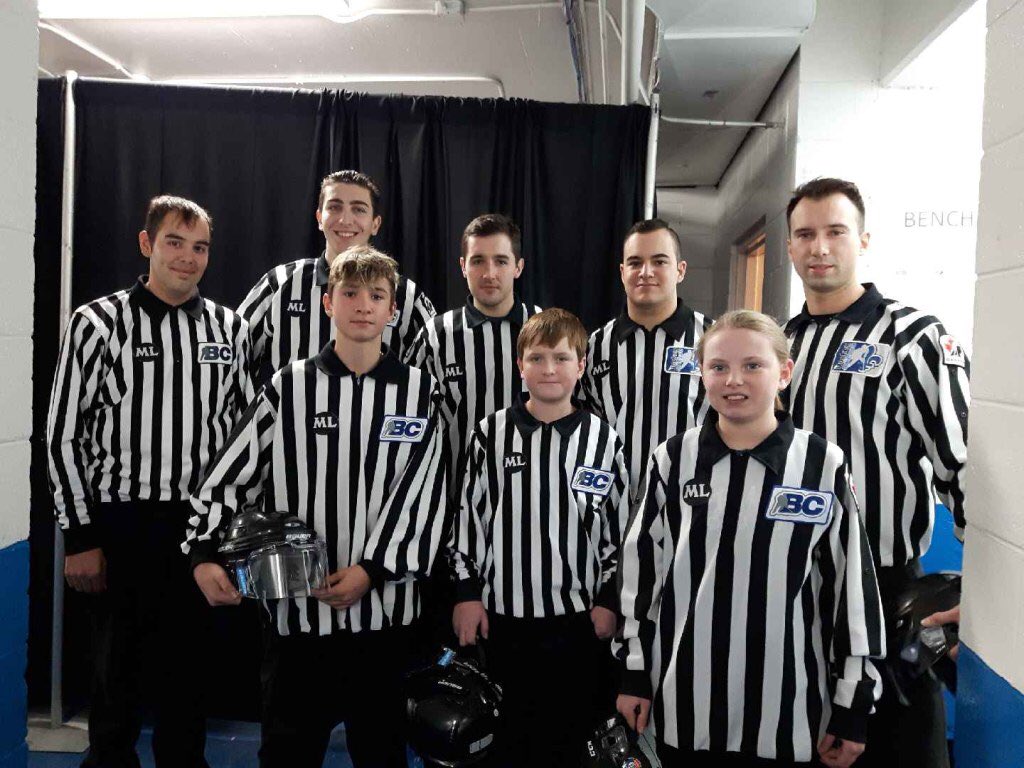 Game 1 Fort St John Officials include:Justin, Grayden, Reese &amp; Kasey with HockeyCanada World U17 Officials,Nick,Nicolas,Aaron &amp; Jonathan