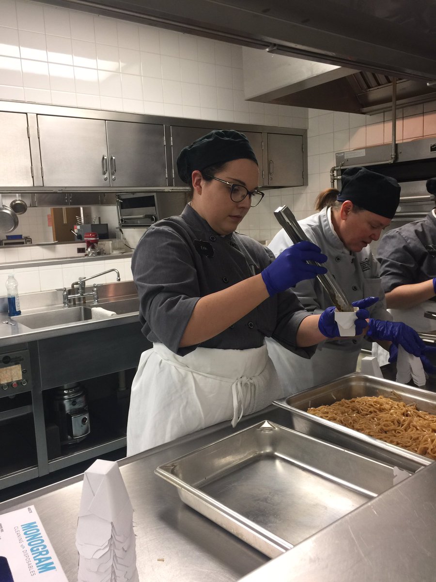 ConnectWCCC's tweet photo. Behind the scenes at foundation dinner with culinary students #ProgramoftheMonth https://t.co/5xpGzAMXcz https://t.co/n9jOYHzVWn
