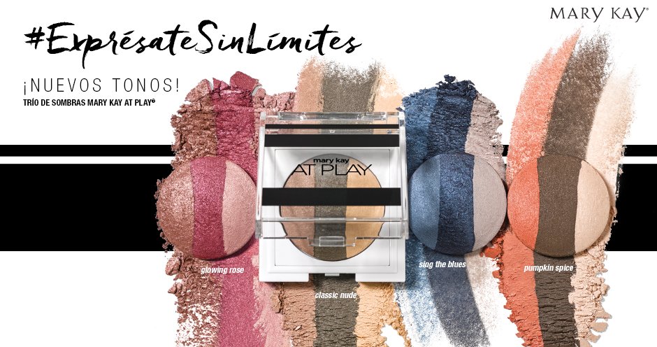 MaryKayDeMexico's tweet image. Ilumina, delinea y define tu mirada con los ¡Nuevos tonos! del Trío de Sombras #mkATPLAY #ExprésateSinLímites 👁 bit.ly/2lyJlaN